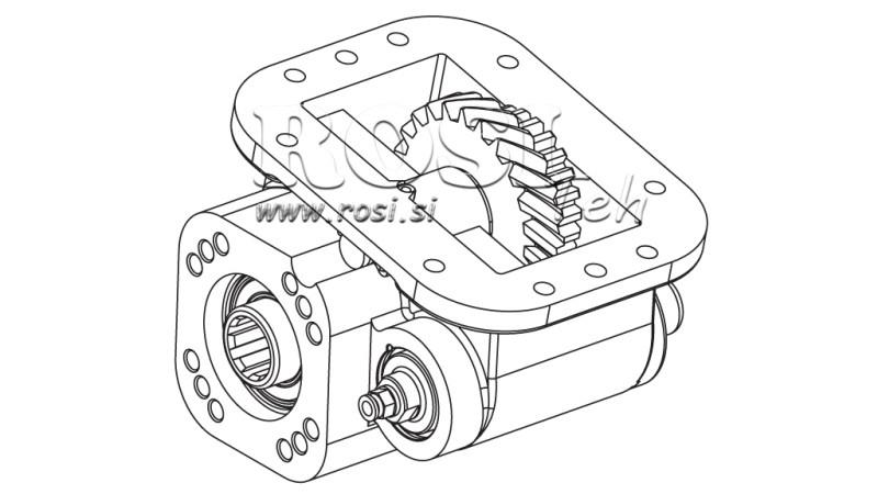 ULOSTULO VESIHYDRAULISELLE PUMPPULLE - SCANIA GR 900