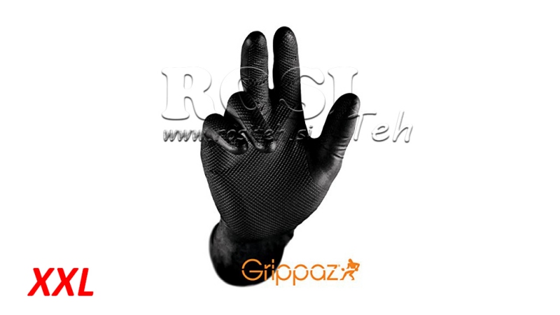 NITRILIHANSKAT GRIPPAZ MUSTA 50/1 - XXL
