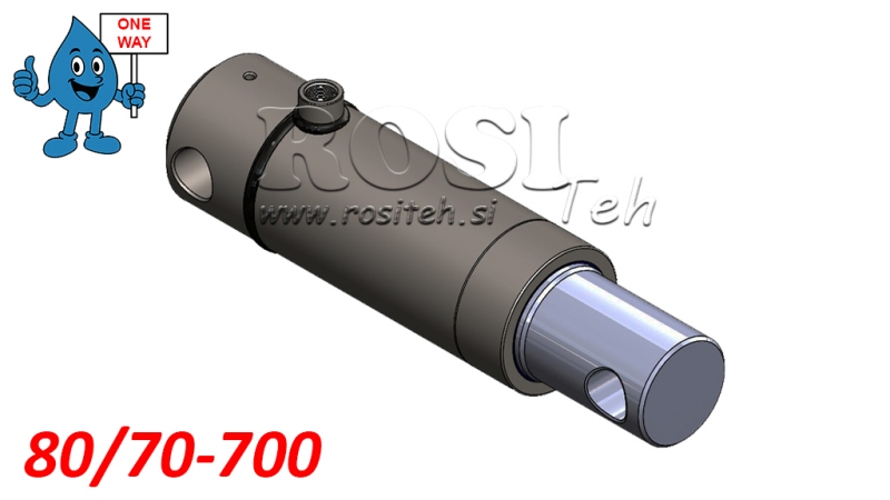 HYDRAULIKZYLINDER MONO 80/70-700