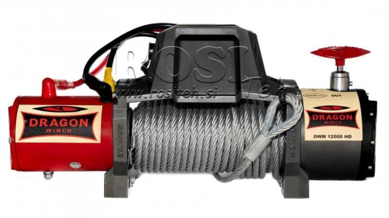 12 V ELEKTRISCHER WINSCH DWM 12000 HD - 5443 kg