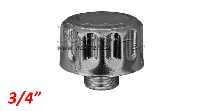 METALLIN TÄYTTÖKORKKI VENTTIILILLÄ 3/4''