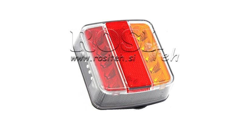 LED TAUSTAVALOT PERÄVAUNULLE YHDISTETTY 4 TOIMINTAA 12V