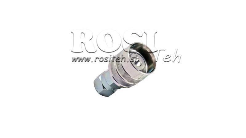 SCHNELLKUPPLUNG GEWINDE CVV WEIBLICH 1/2 -ECO