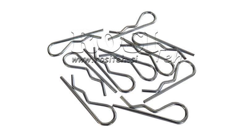 TURVAKLIPIT YKSINKERTAINEN fi 2.5 mm (10kpl)