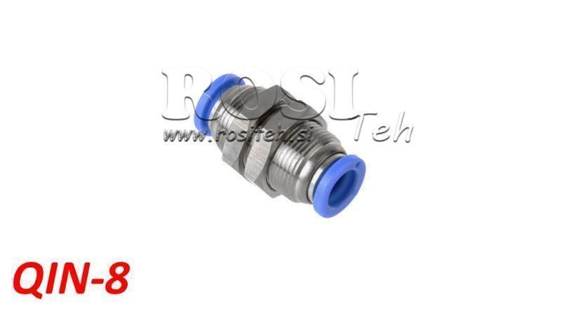 PNEUMATISCHER STECKVERBINDER VERTEILERVERBINDUNG TPA OHNE GEWINDE QIN-8
