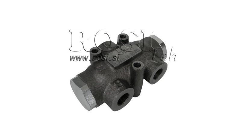 HYDRAULIKVERTEILUNGSVENTIL FLUSS V01000 3 - 6 lit - 3/8 - 250 bar (max.300 bar) V-EQ10