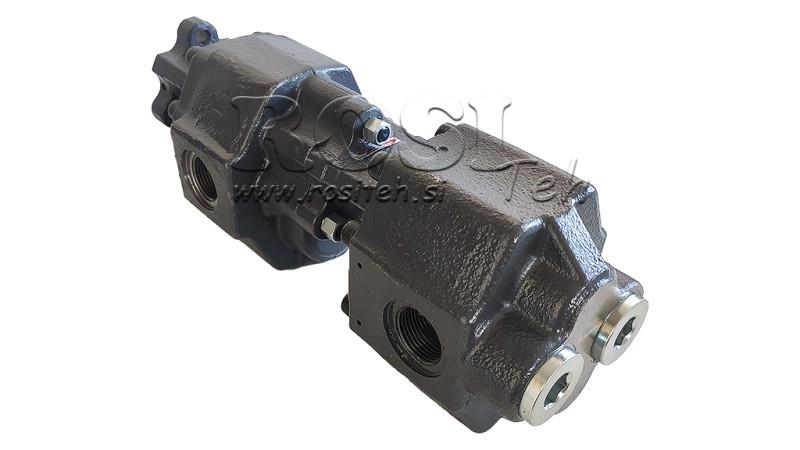 HYDRAULIKGUSS-EISENPUMPE TANDEM 60 60cc-200 bar UMKEHRBAR