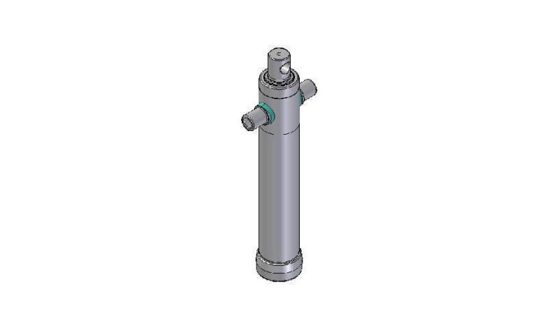 2024F -TELESKOPZYLINDER STANDARD/BOHRUNG 2 STUFEN HUB 795 DURCHMESSER 80