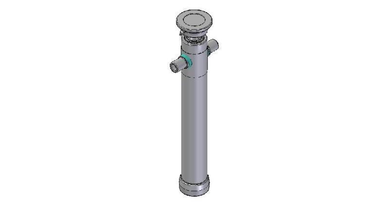 2026S -TELESCOPIC ZYLINDER STANDARD/KUGEL 2 STUFEN HUB 995 DURCHMESSER 80