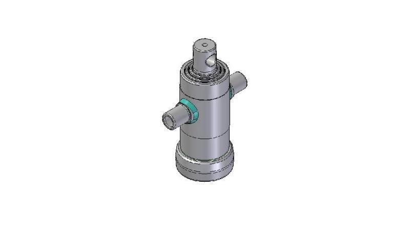 3030F -TELESCOPIC ZYLINDER STANDARD/LOCH 3 STUFEN HUB 500 DURCHMESSER 112