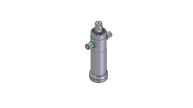 3035F -TELESCOPIC ZYLINDER STANDARD/LOCH 3 STUFEN HUB 1043 DURCHMESSER 112