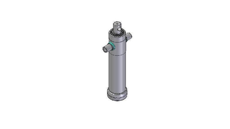 2038F - TELESCOPIC CYLINDER STANDARD/REIKÄ 3 VAIHEITA ISKU 1490 HALKAISU 95