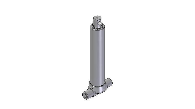 2524F -TELESCOPIC ZYLINDER UNTERE – LOCH 2 STUFEN HUB 795 DURCHMESSER 80