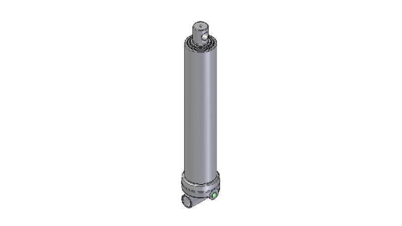 2637F -TELESCOPIC ZYLINDER LOCH - LOCH 3 GRAD HUB 1283 FI 95