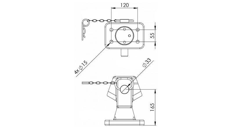 KIINNITYS YHTEYS PUOLIKUUSI IGM-GA276-C