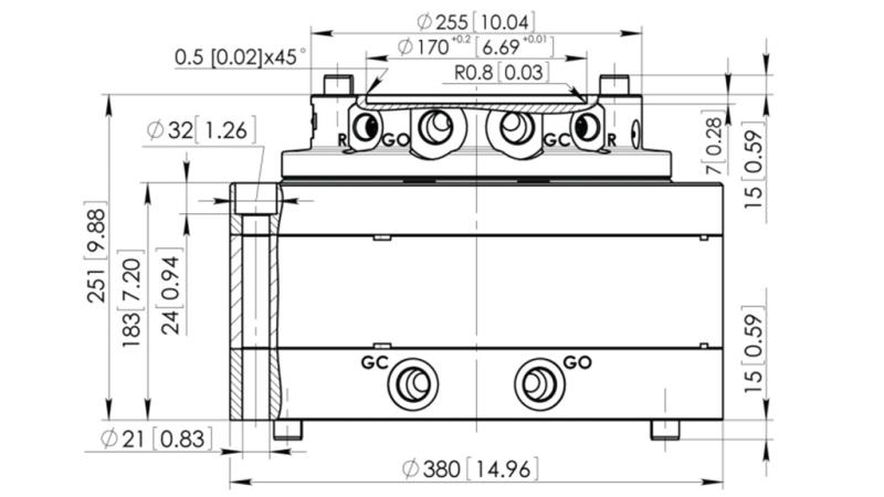 HYDRAULINEN KIERTO CPR14-01 55000/14000 KG