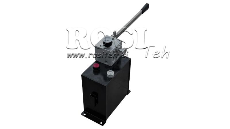HYDRAULIK RVBR AUTOMATISCHES VENTIL FÜR FEDERZYLINDER MIT RESERVOIR UND NOTHEBEL
