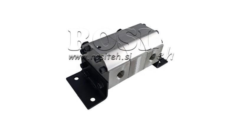 HYDRAULIKZAHNRADPUMPE DURCHFLUSS 2/1 (9.5-18.9l - max.240bar) 4.2cc/SEG