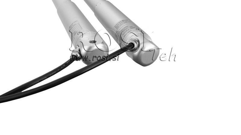 ELEKTRISCHER ZYLINDER 12V 80kg-12mm/sec HUB 200mm