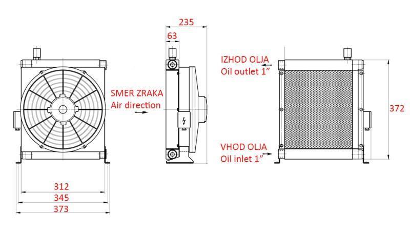 ECO-ÖLKÜHLER DC 12V 30-140 LIT