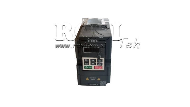 TAJUNTAVAIHTEEN MUUNTAMINEN-INVERSIO 1Vaihe 0.75kW GD10-0R7G-S2-B