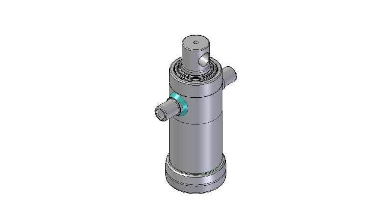 3033F -TELESCOPIC ZYLINDER STANDARD/LOCH 3 STUFEN HUB 785 DURCHMESSER 112