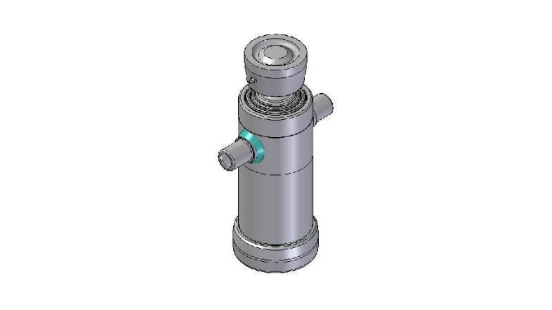 3033S -TELESCOPIC ZYLINDER STANDARD/KUGEL 3 STUFEN HUB 785 DURCHMESSER 112