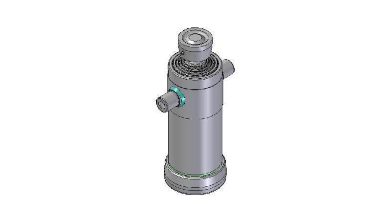 3054S -TELESCOPIC ZYLINDER STANDARD/KUGEL 5 STUFEN HUB 1880 DURCHMESSER 152
