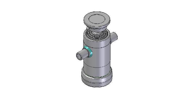 3061S -TELESCOPIC ZYLINDER STANDARD/KUGEL 4 STUFEN HUB 590 DURCHMESSER 112