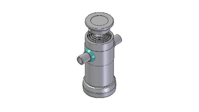 3062S -TELESCOPIC ZYLINDER STANDARD/KUGEL 4 STUFEN HUB 670 DURCHMESSER 112