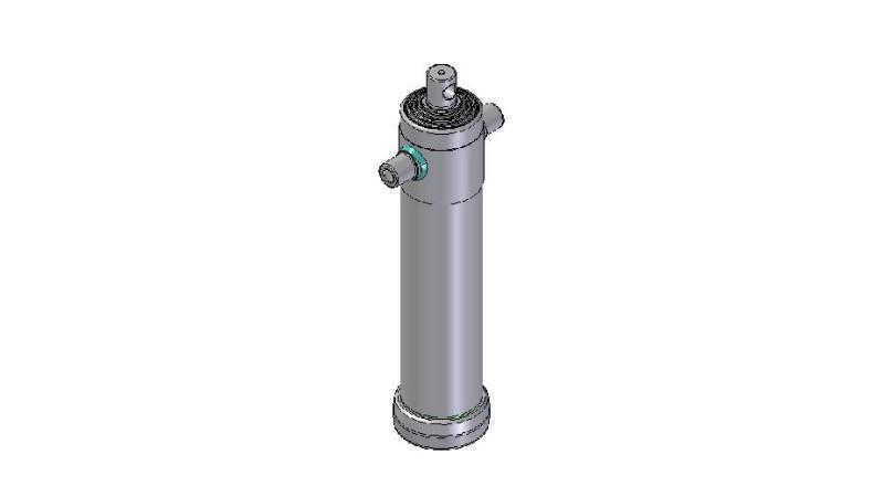 3096F -TELESKOPZYLINDER STANDARD/LOCH 5 STUFEN HUB 2490 FI 124