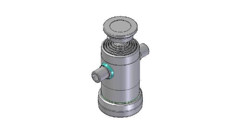 3099S -TELESCOPIC CYLINDER STANDARD/BALL 5 STUFEN HUB 1885 DURCHMESSER 124