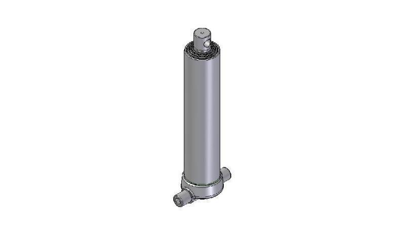 3549F -TELESCOPIC ZYLINDER UNTERE – LOCH 4 GRAD HUB 1990 FI 124