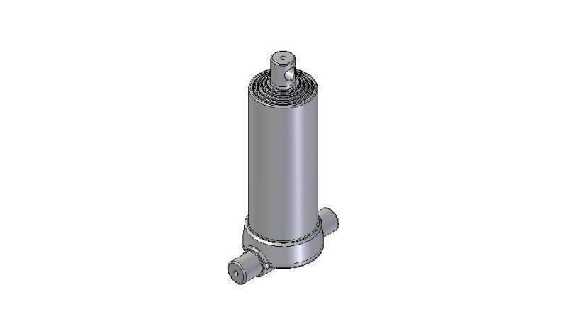 3597F -TELESCOPIC ZYLINDER UNTERE – LOCH 5 GRAD HUB 1315 FI 124