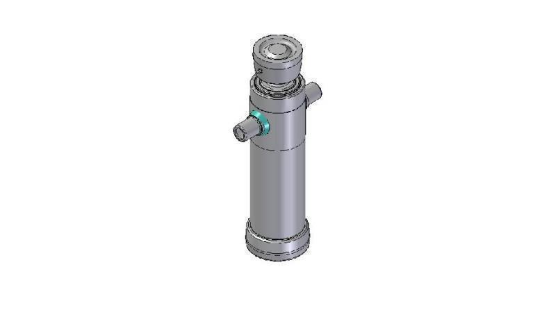 4022S -TELESCOPIC ZYLINDER STANDARD/KUGEL 2 STUFEN HUB 695 DURCHMESSER 106