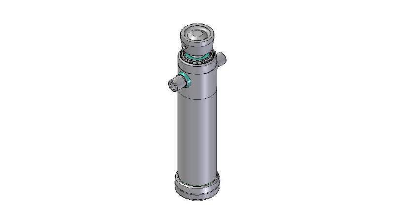 4026S -TELESCOPIC ZYLINDER STANDARD/KUGEL 2 STUFEN HUB 895 DURCHMESSER 124