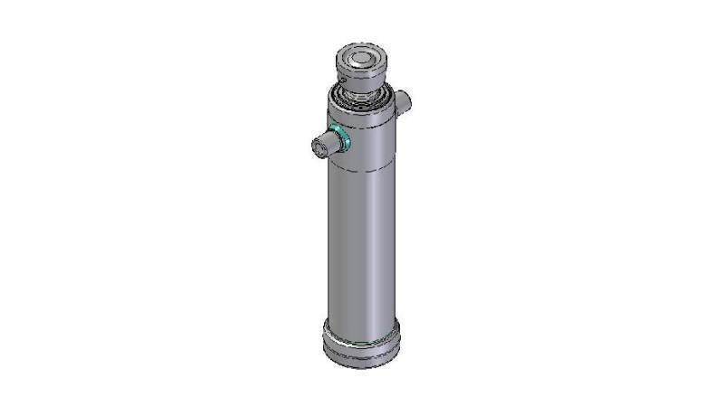 4037S -TELESCOPIC ZYLINDER STANDARD/KUGEL 3 STUFEN HUB 1493 DURCHMESSER 124