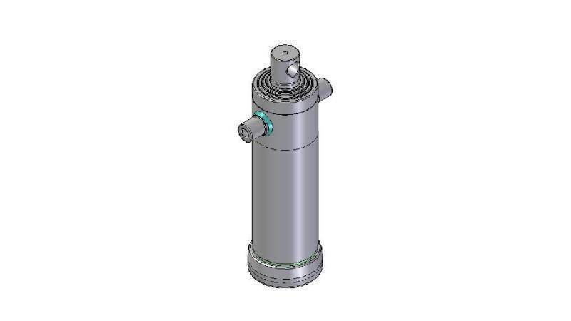 4044F -TELESCOPIC ZYLINDER STANDARD/LOCH 4 STUFEN HUB 1700 DURCHMESSER 152