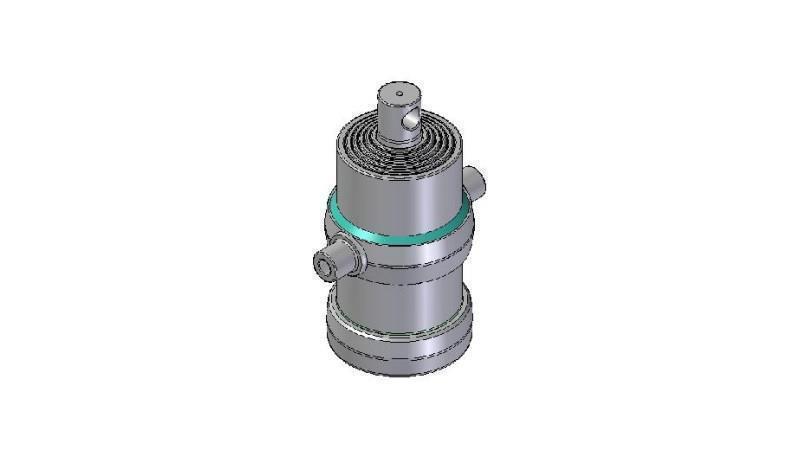 4059F -TELESKOPZYLINDER STANDARD/LOCH 6 STUFEN HUB 1810 FI 190