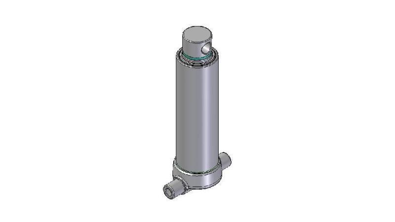 4521F -TELESCOPISCHER ZYLINDER UNTERE – LOCH 3 STUFEN HEBUNG 595 DURCHMESSER 106
