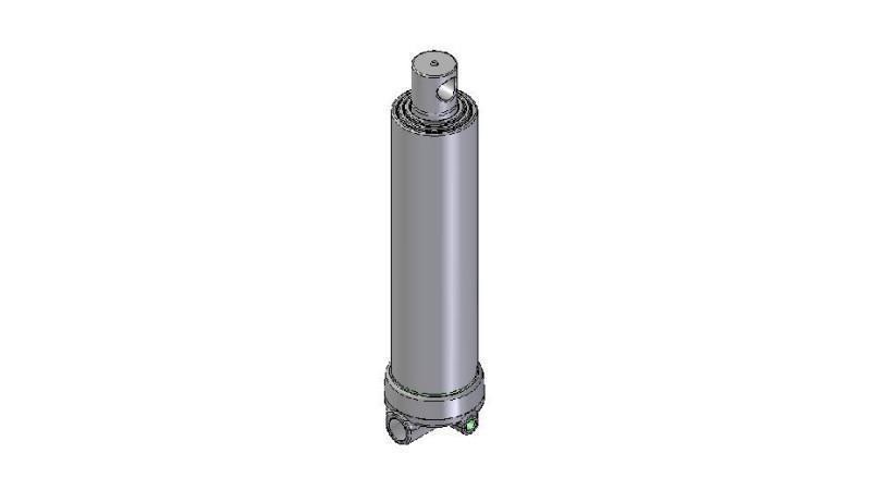 4635F -TELESCOPIC CYLINDER HOLE - LOCH 3 STUFEN REISE 1283 FI 124