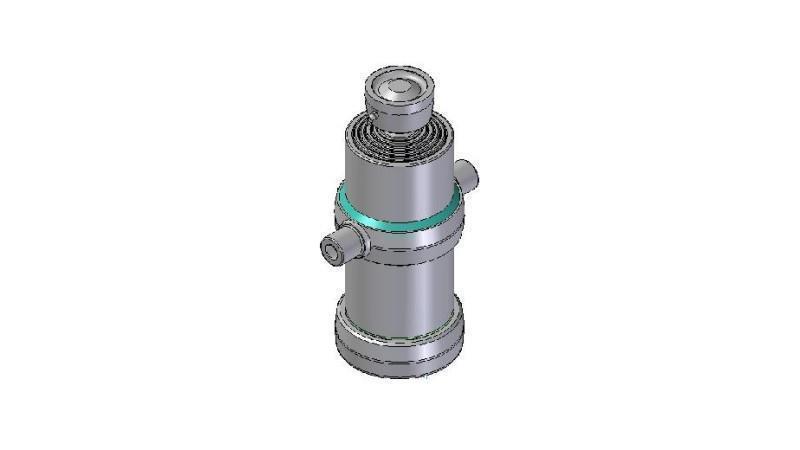 5001S -TELESCOPIC CYLINDER STANDARD/BALL 5 STUFEN HUB 1520 DURCHMESSER 170