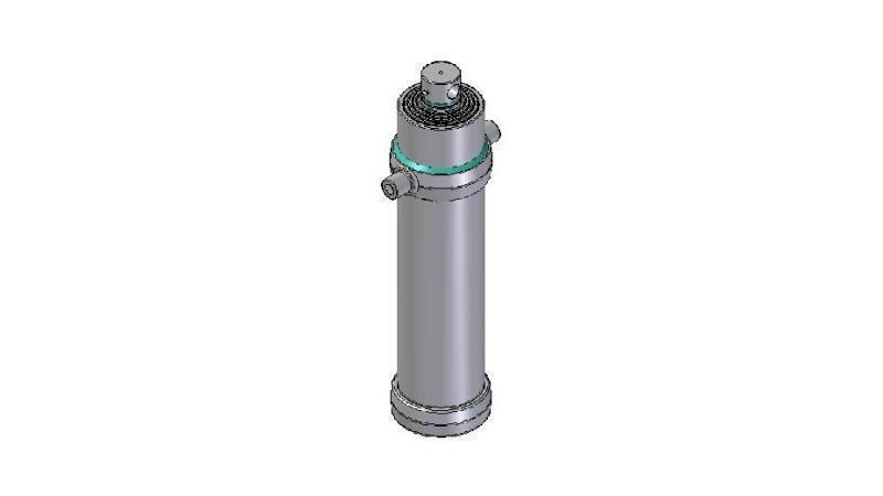 5010F -TELESKOPZYLINDER STANDARD/LOCH 5 STUFEN HUB 3490 FI 190