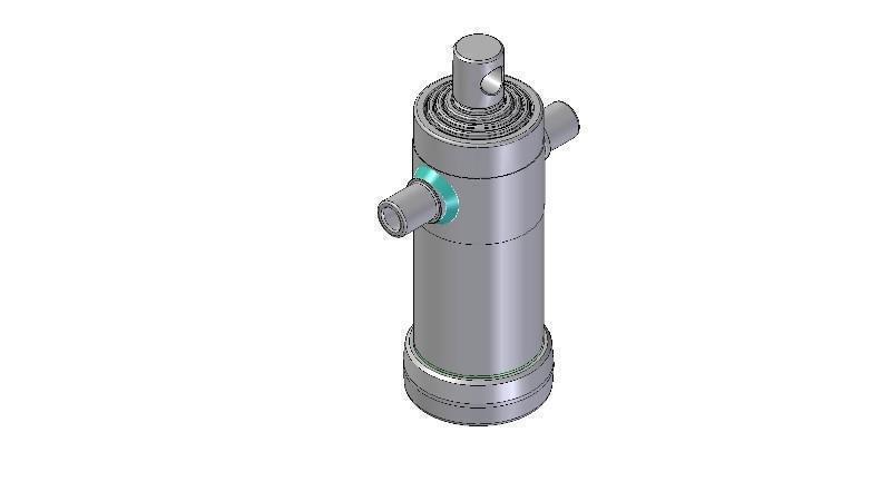 5022F -TELESCOPIC ZYLINDER STANDARD/LOCH 5 STUFEN HUB 1030 DURCHMESSER 112