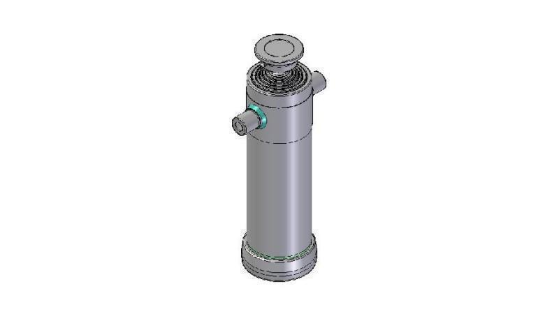 6010S -TELESCOPIC CYLINDER STANDARD/BALL 6 STUFEN HUB 2257 DURCHMESSER 152