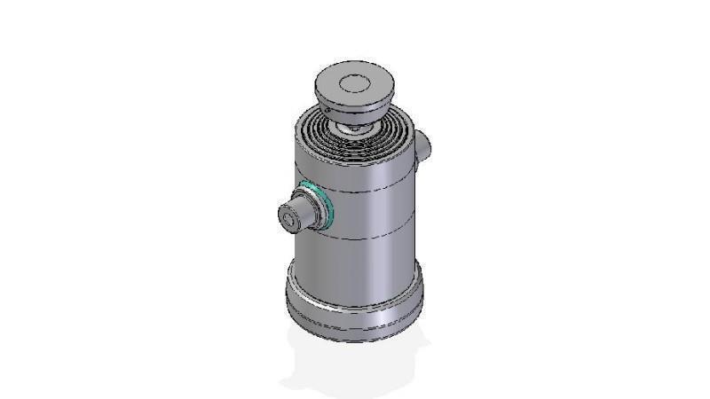 6034S -TELESCOPIC ZYLINDER STANDARD/KUGEL 6 STUFEN HUB 2025 DURCHMESSER 270