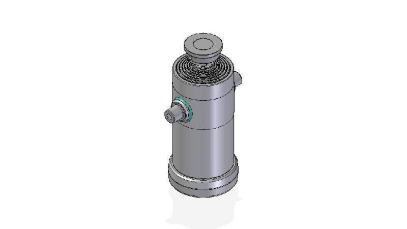 7035S -TELESCOPIC CYLINDER STANDARD/BALL 7 STUFEN HUB 2832 DURCHMESSER 240