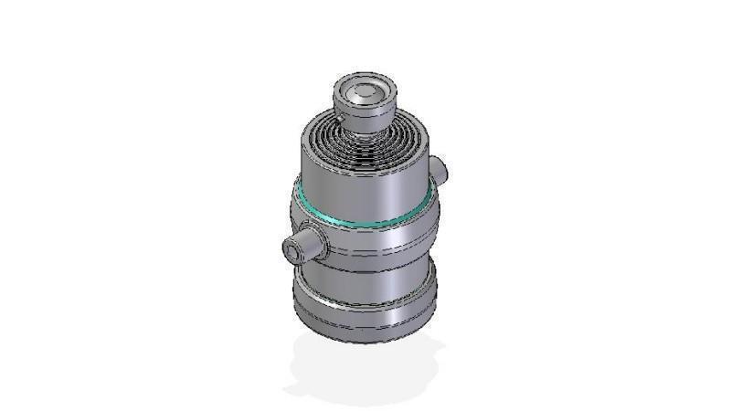 7050S -TELESCOPIC CYLINDER STANDARD/BALL 7 STUFEN HUB 1665 DURCHMESSER 215