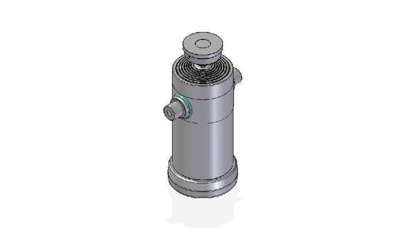 7067S -TELESCOPIC CYLINDER STANDARD/BALL 7 STUFEN HUB 3242 DURCHMESSER 270