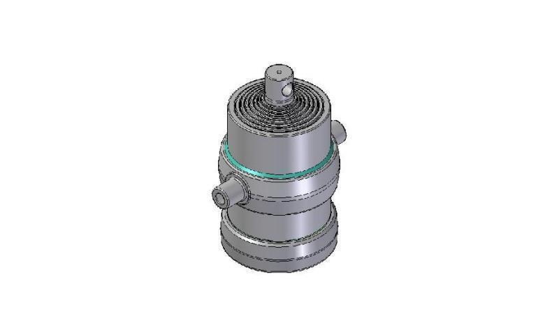 8021F -TELESKOPZYLINDER STANDARD/LOCH 8 STUFEN HUB 2030 FI 215